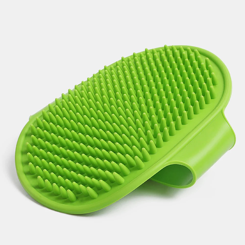 Soft Rubber Dog Brush Comb Cat Bath Brush Rubber Glove Hair Fur Grooming Massage Brush For Dog Cats Pet Bath Supplies