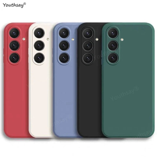 For Samsung Galaxy A16 Case Cover Samsung Galaxy A16 A56 A36 A15 A55 Funda Coque Soft Original Liquid Silicone Case Samsung A16
