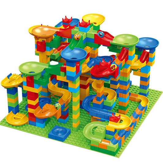 Children's Slide Small Block Assembly Particles DIY Educational Toy Gift Children's Slide Small Block Block Assembly Parti
