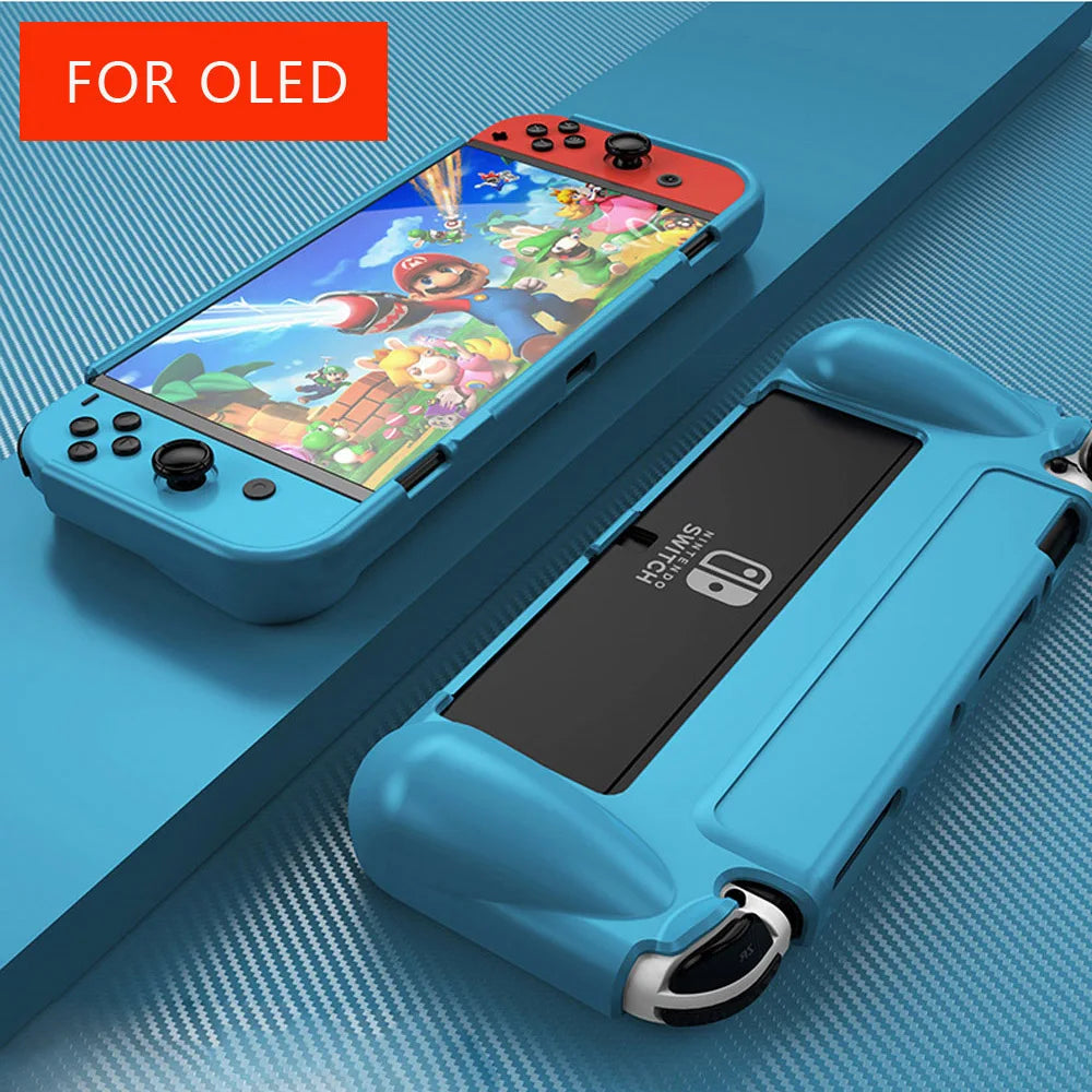 Shockproof TPU Case For Nintendo Switch OLED Silicone Back Cover Switch OLED NS OLED Gaming Protective Shell
