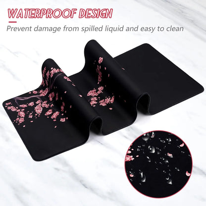 Large Mouse Pads For Desk, Gaming Mouse Pad, Mouse Pad with Stitched Edges and Non-Slip Rubber Base, Extended Mouse Pad