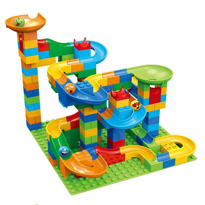 Children's Slide Small Block Assembly Particles DIY Educational Toy Gift Children's Slide Small Block Block Assembly Parti