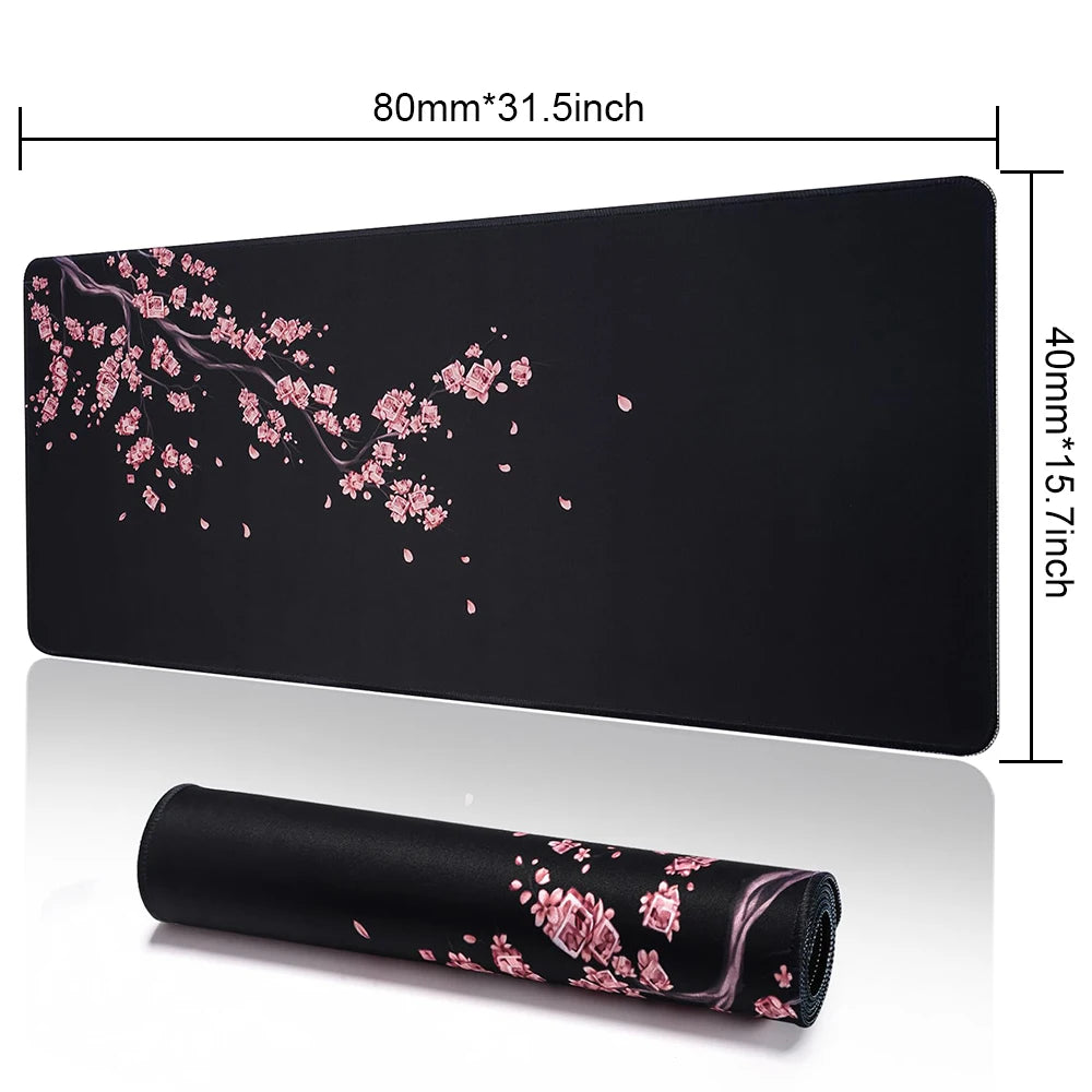 Large Mouse Pads For Desk, Gaming Mouse Pad, Mouse Pad with Stitched Edges and Non-Slip Rubber Base, Extended Mouse Pad