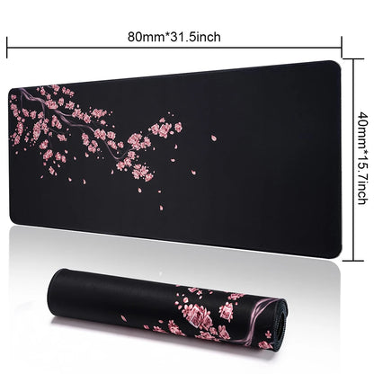 Large Mouse Pads For Desk, Gaming Mouse Pad, Mouse Pad with Stitched Edges and Non-Slip Rubber Base, Extended Mouse Pad