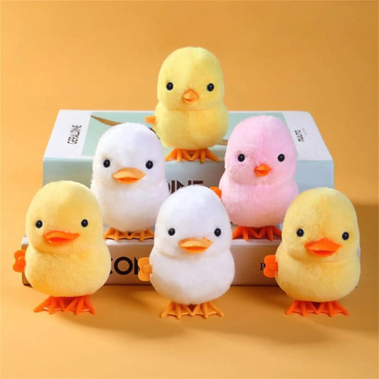 Jumping Chicken Duck Toy, Simulation Plush Jumping Duck Interactive Toy, Small Animal, Birthday Gift