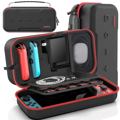 OIVO Large Storage Bag for Switch Portable Carrying Protectiv Case Anti-Scratch Waterproof Travel Bag for Nintendo Switch OLED