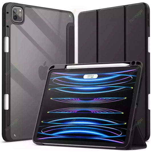 Smart Case for iPad Air 11 inch M2 M3 2025 2024 A16 11th Air 5th 4th Gen Pro11 13 M4 M2 Air 13 M2 M3 iPad 10th 9th 8 7 10.2 10.5
