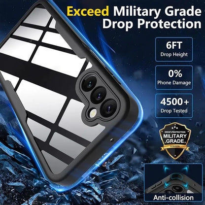 360 Full Body Screen Protector Transparent Case For Samsung Galaxy A05 A05S A15 A25 A35 A55 A06 A16 Shockproof Phone Cover