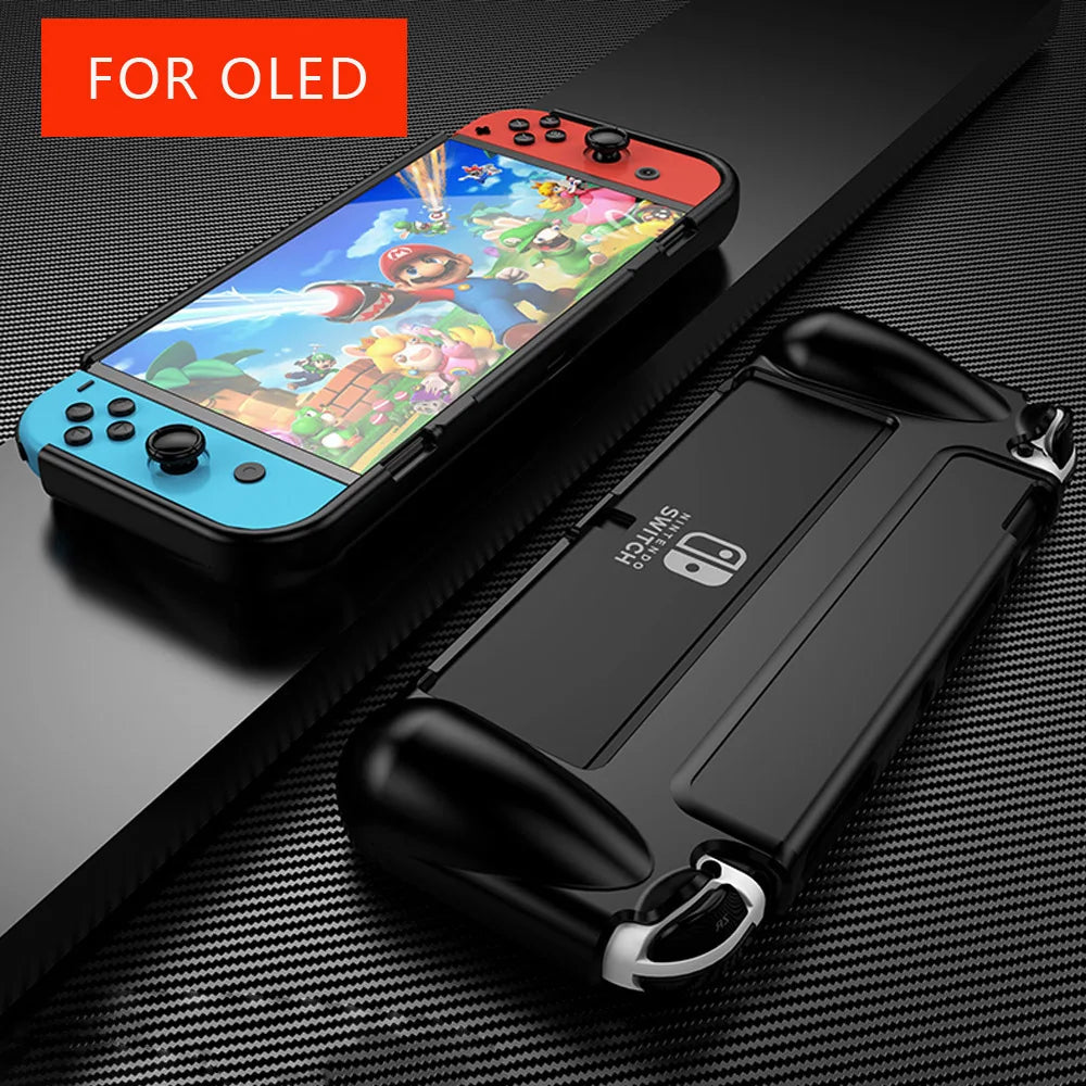 Shockproof TPU Case For Nintendo Switch OLED Silicone Back Cover Switch OLED NS OLED Gaming Protective Shell