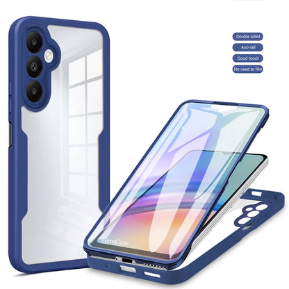 360 Full Body Screen Protector Transparent Case For Samsung Galaxy A05 A05S A15 A25 A35 A55 A06 A16 Shockproof Phone Cover