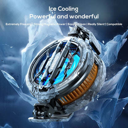 Gaming Mobile Phone Cooler Magnetic Cooling Fan Case Radiator For Mobile Gaming Back Clip Cool Heat Sink For Smartphones