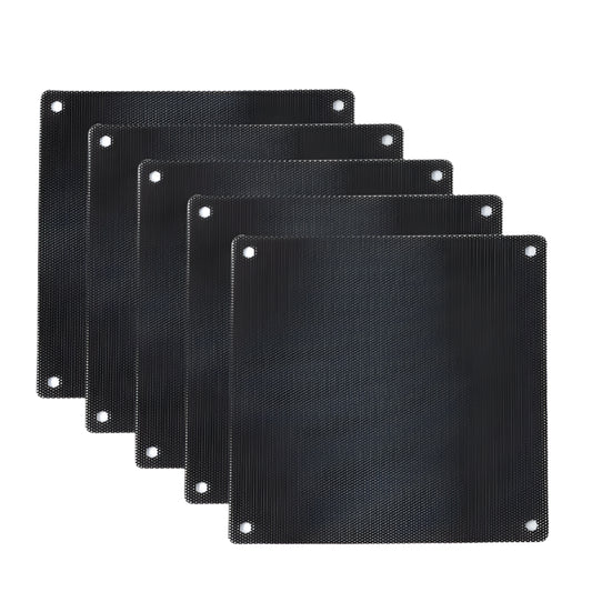 5PCS 80mm 90mm 120mm 140mm Cuttable Black PVC PC Fan Dust Filter Dustproof Case Computer Mesh Cooling Ultra Fine Dustproof Cover